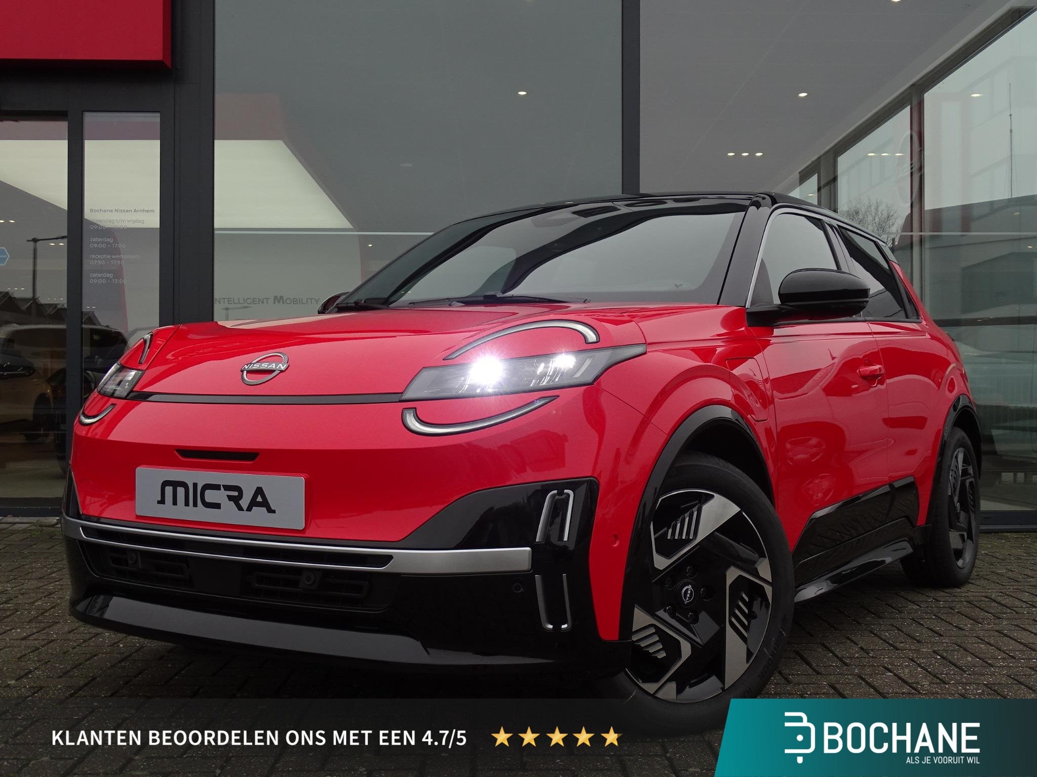 Nissan Micra EVOLVE 52 kWh | 10 jr garantie!|18 INCH VELGEN, Stof, Huisgarantie, Origineel Nederlands, 500 kg