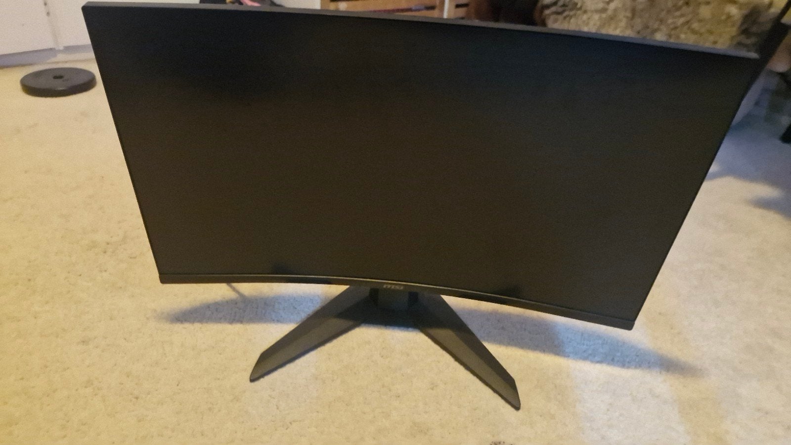 Msi monitor, Computers en Software, 101 t/m 150 Hz, Curved, Zo goed als nieuw, MSI monitor