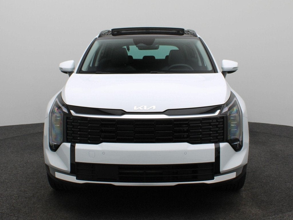 Kia Sportage 1.6 T-GDi Hybrid DynamicPlusLine | Navigatie |, Auto's, Kia, Euro 6, 4 cilinders, Leder en Stof, Wit