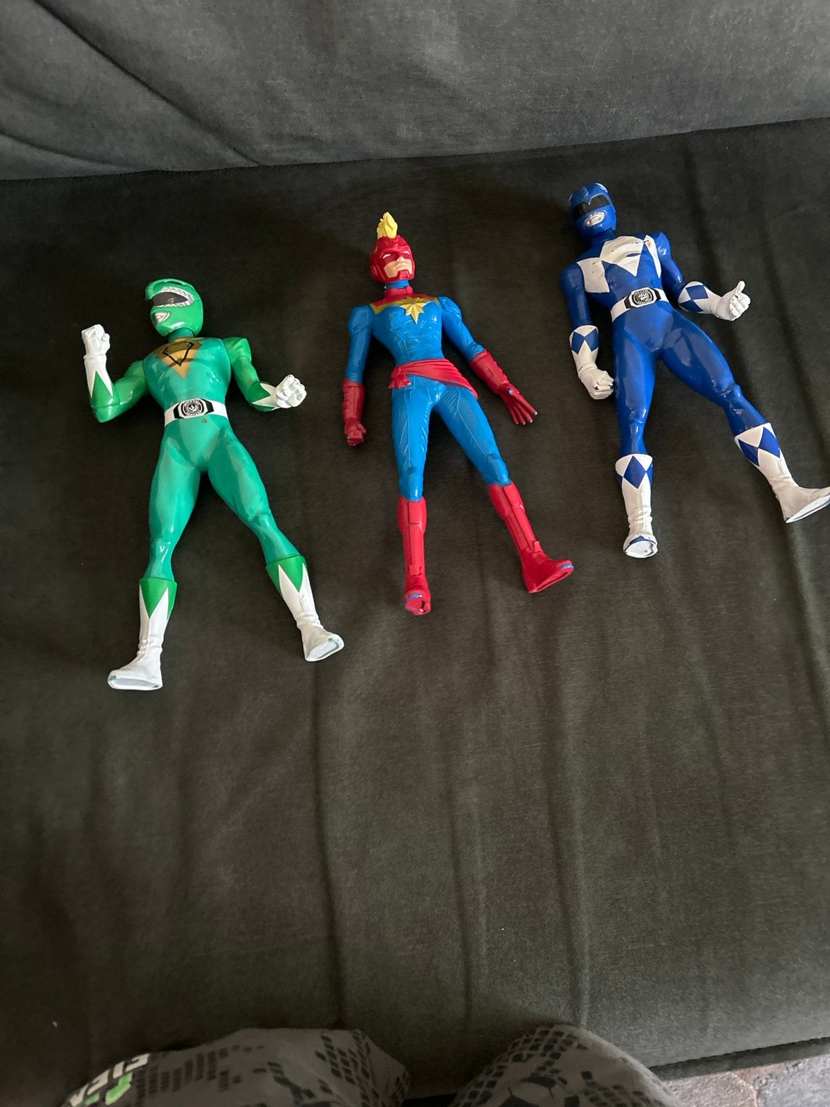 Power Rangers en Captain Marvel actiefiguren set, Kinderen en Baby's, Ophalen, Gebruikt