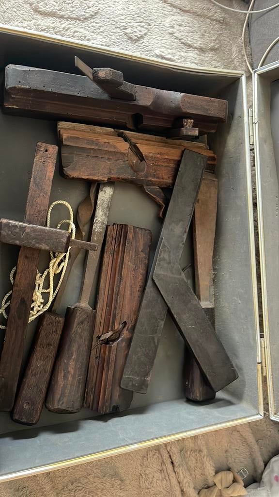 Oud timmermans gereedschap, Verzamelen, Militaria | Tweede Wereldoorlog, Ophalen of Verzenden, Nederland, Overige typen