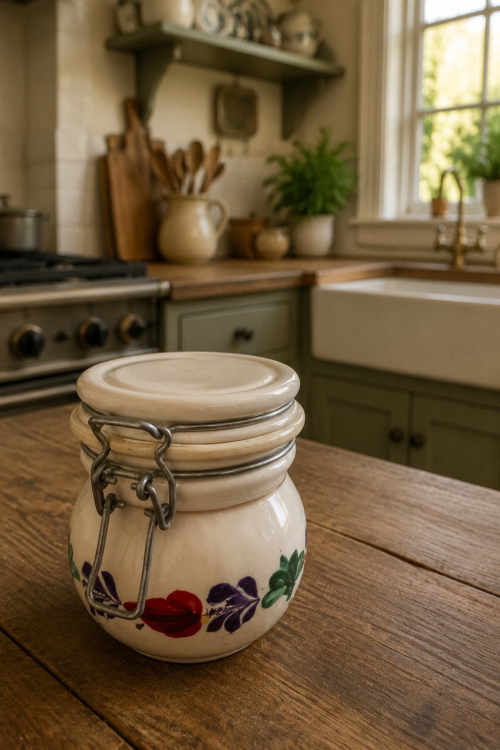 Boch boerenbont Weckpot, Huis en Inrichting, Keuken | Servies, Div, Ophalen of Verzenden, Zo goed als nieuw, Bord(en)