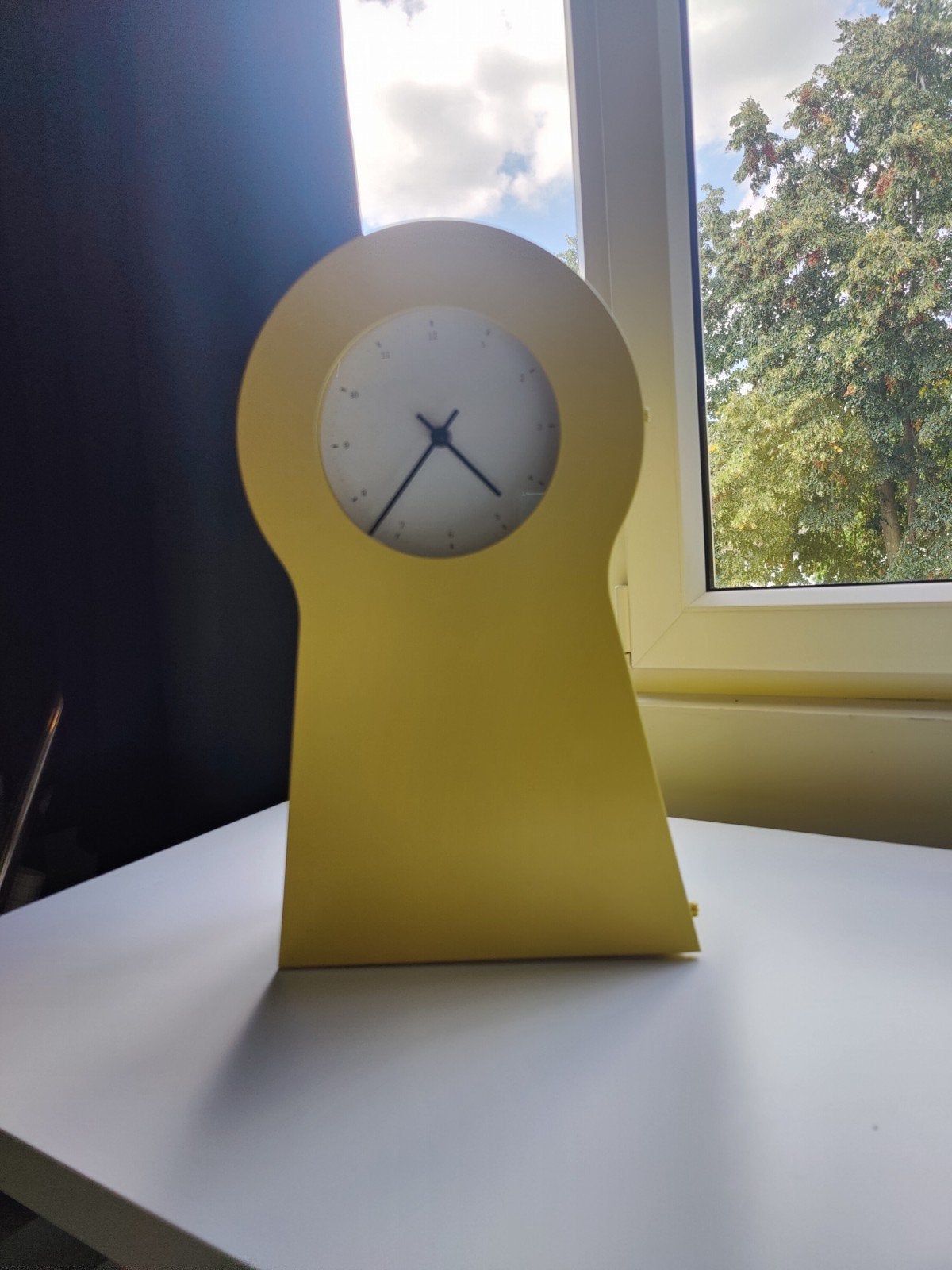 IKEA PS 1995 Gele Tafelklok - Vintage Design, Ophalen