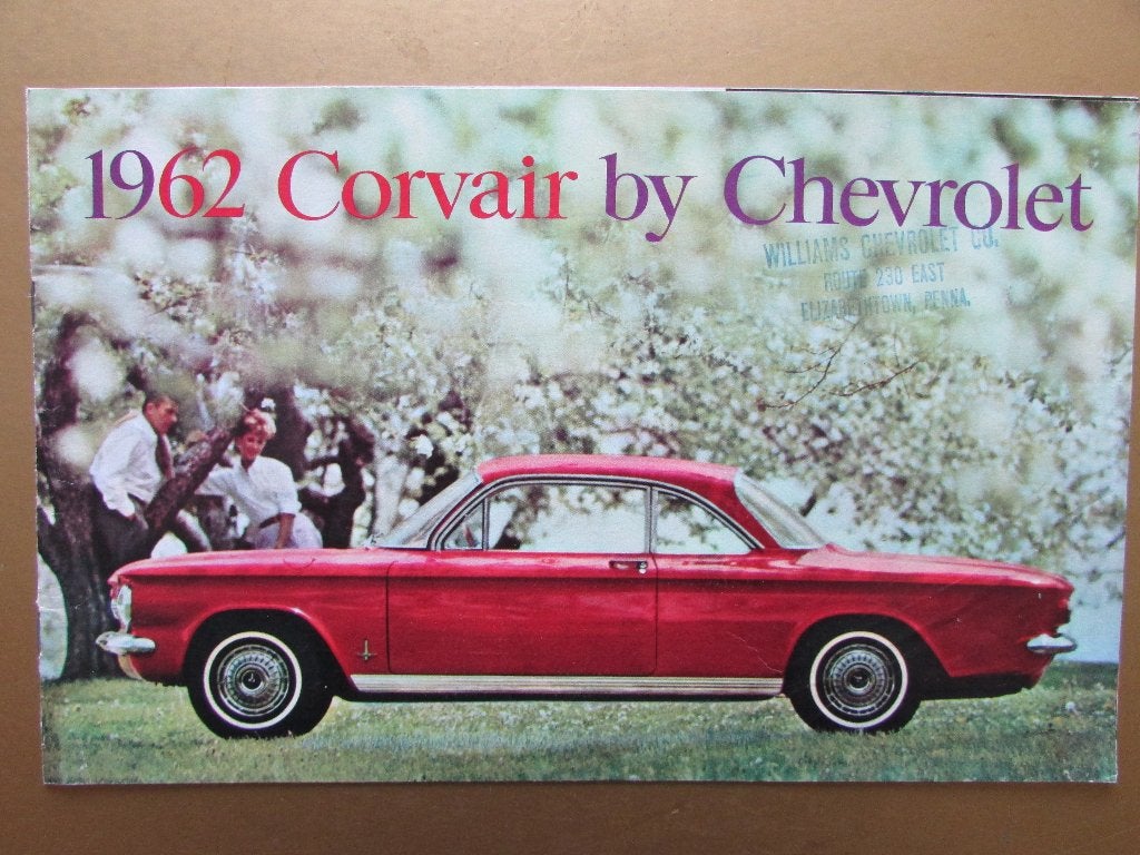 1962 Chevrolet Corvair brochure, Engels, Ophalen of Verzenden, Zo goed als nieuw, Chevrolet