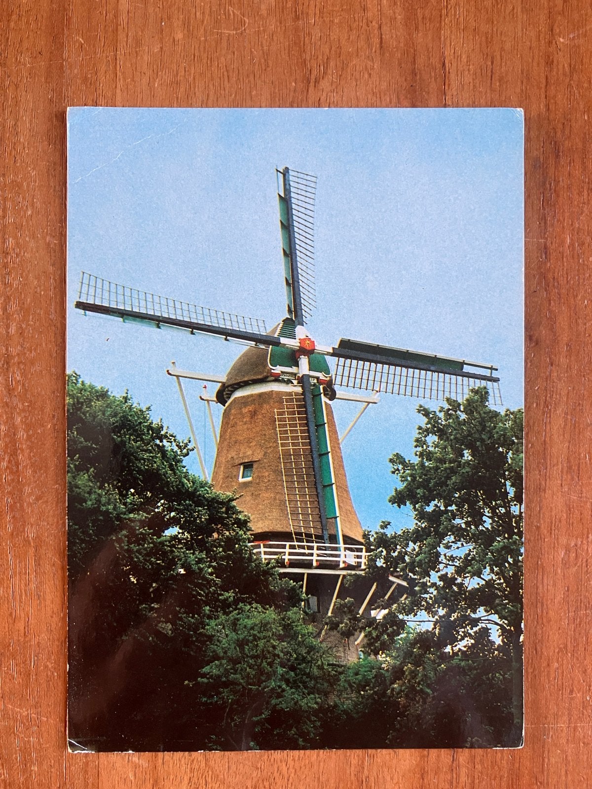 Molen Bökkers in Olst - 1987, Ophalen of Verzenden, 1980 tot heden, Gelopen, Overijssel