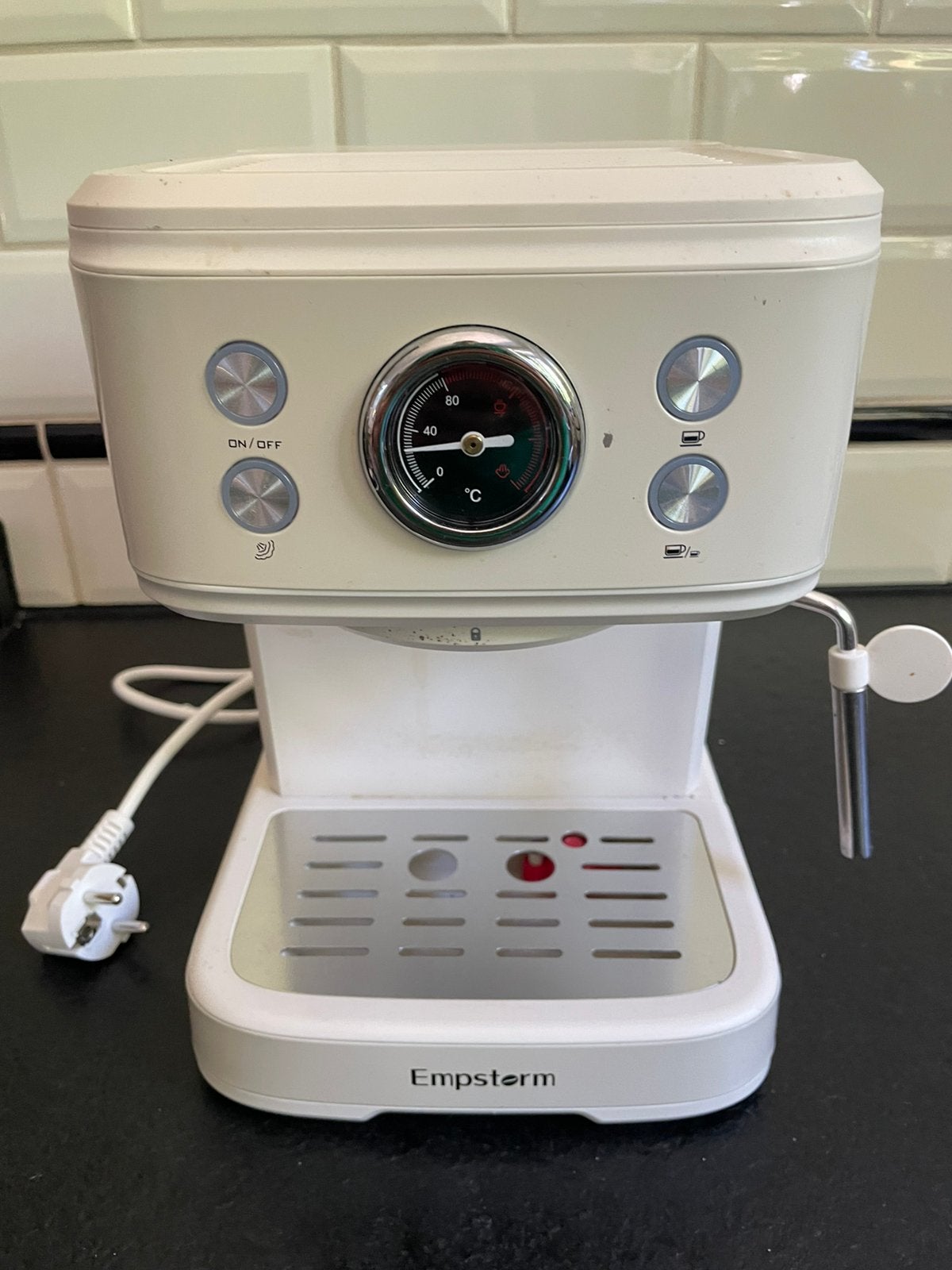Empstorm espressomachine (semi-automatisch, 20 bar) zgan, Witgoed en Apparatuur, Koffiezetapparaten, Espresso apparaat, Ophalen of Verzenden