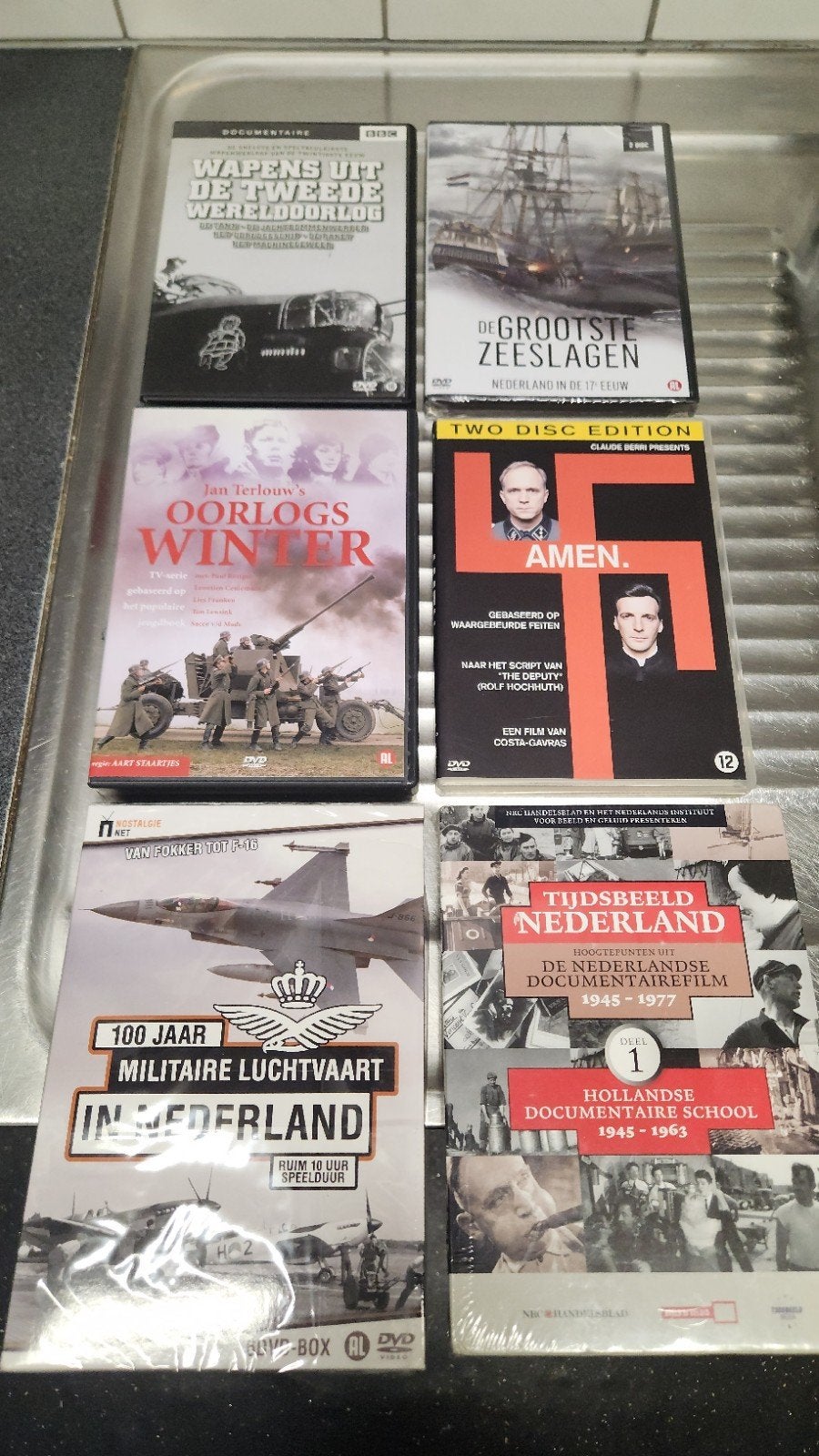 Diverse DVD's: Oorlog, Geschiedenis, Documentaires, Gebruikt, Oorlog of Misdaad, Nederlands, Ophalen of Verzenden