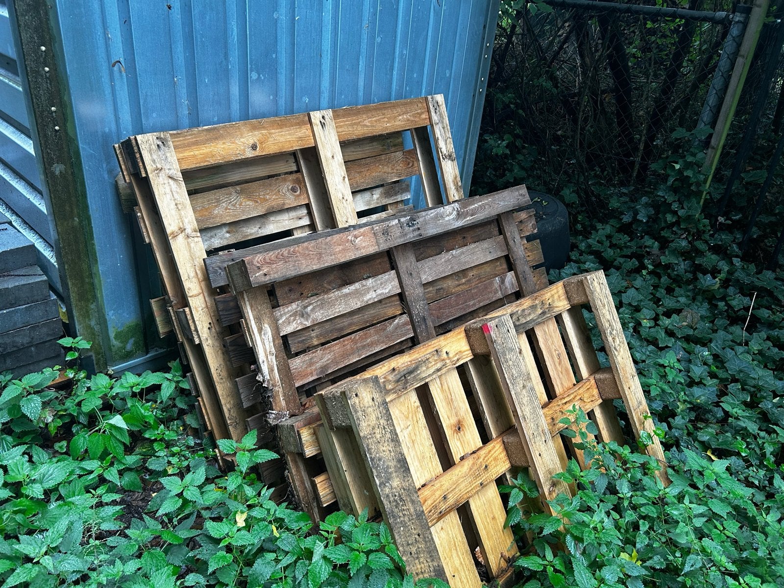 Gebruikte pallets en houten planken, Gratis, Ophalen, Gebruikt, 25 tot 50 mm, Pallet