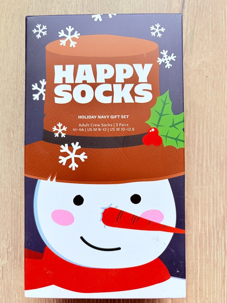 Happy socks 3 paar sokken in gift set nieuw maat 41/46, Kleding | Heren, Sokken en Kousen, Overige kleuren, Ophalen of Verzenden