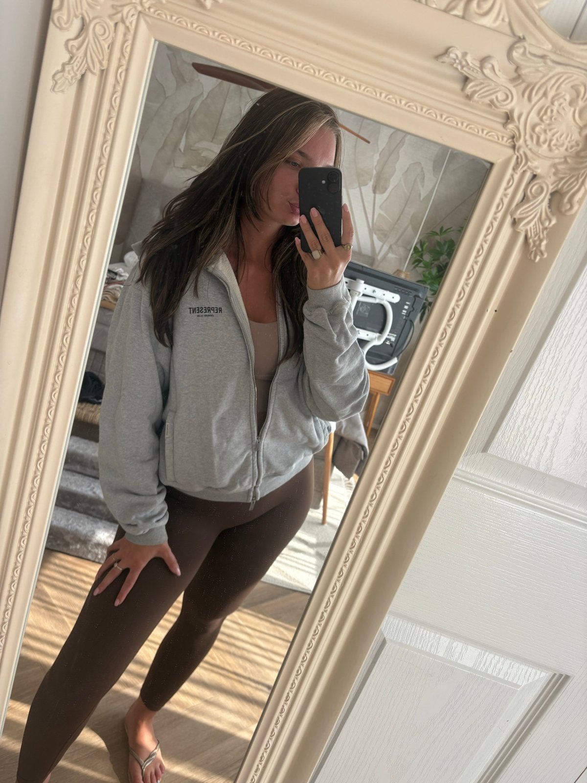 Represent Owners Club Hoodie Grijs, Verzenden, Zo goed als nieuw, Maat 38/40 (M), Grijs