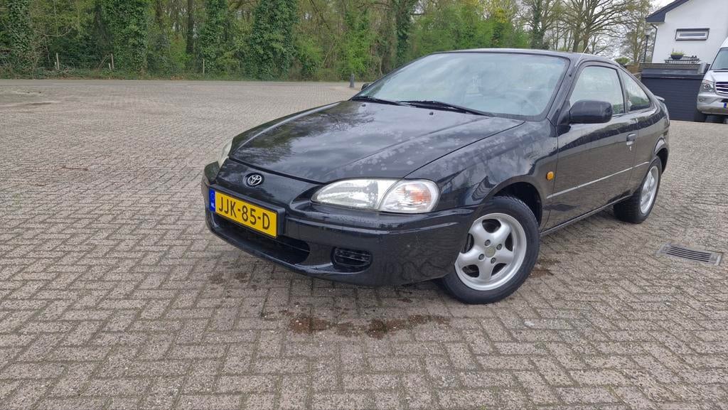 Toyota Paseo 1998 Zwart, Auto's, Voorwielaandrijving, 970 kg, 4 stoelen, Zwart