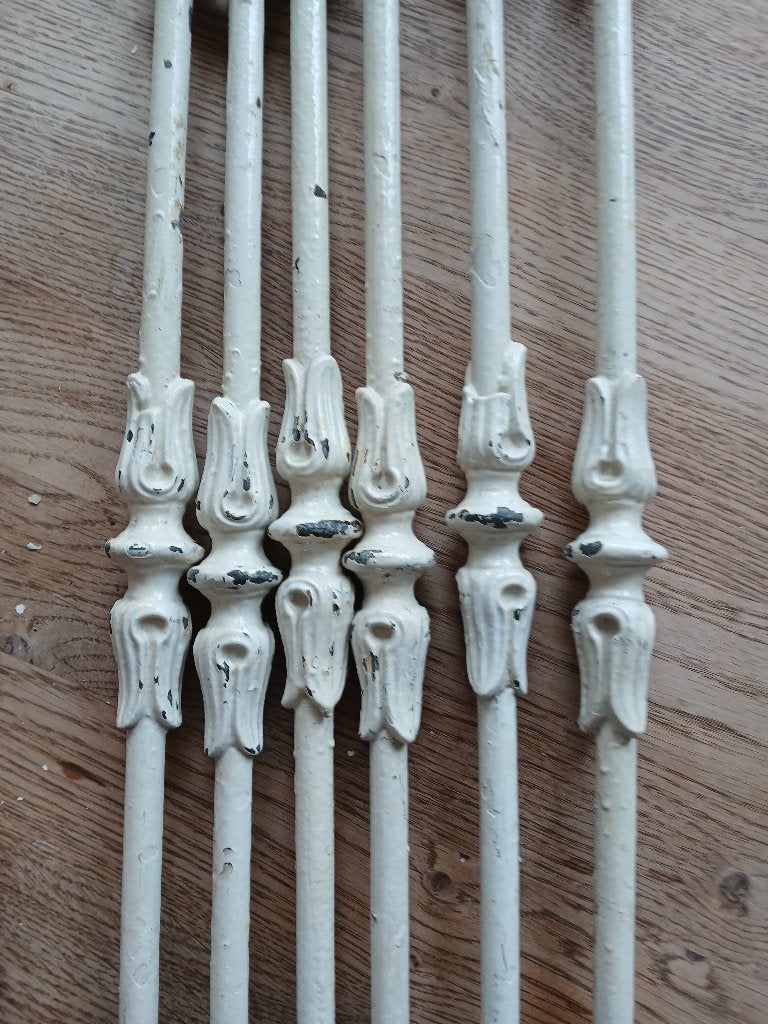 Trap/railing spijlen 6 stuks 80cm, Ophalen of Verzenden, Gebruikt, 50 tot 100 mm, Overige typen