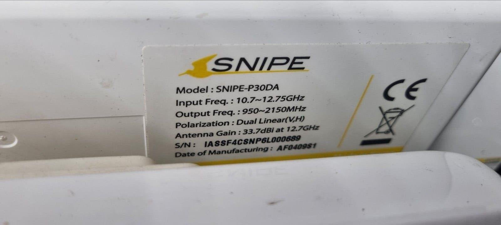 Automatische Satelliet Antenne | SNIPE SNIPE-P30DA, Ophalen, Gebruikt, (Schotel)antenne, Overige merken