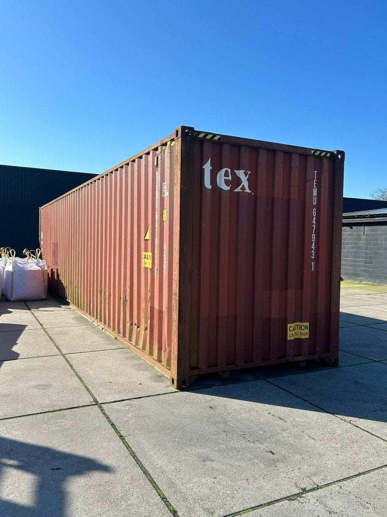 Gebruikte A kwaliteit zeecontainer 40FT High cube, Ophalen, Gebruikt