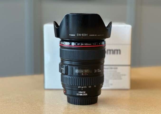 Canon EF 24-105mm f/4 L IS USM (nieuwstaat) 24-105, Info@canon-europe.com, Canon, Handmatige focus, Ophalen of Verzenden