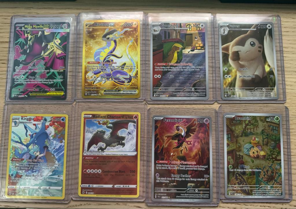 Pokémon Kaarten Collectie - Diverse Zeldzame Kaarten, Ophalen, Zo goed als nieuw, Meerdere kaarten
