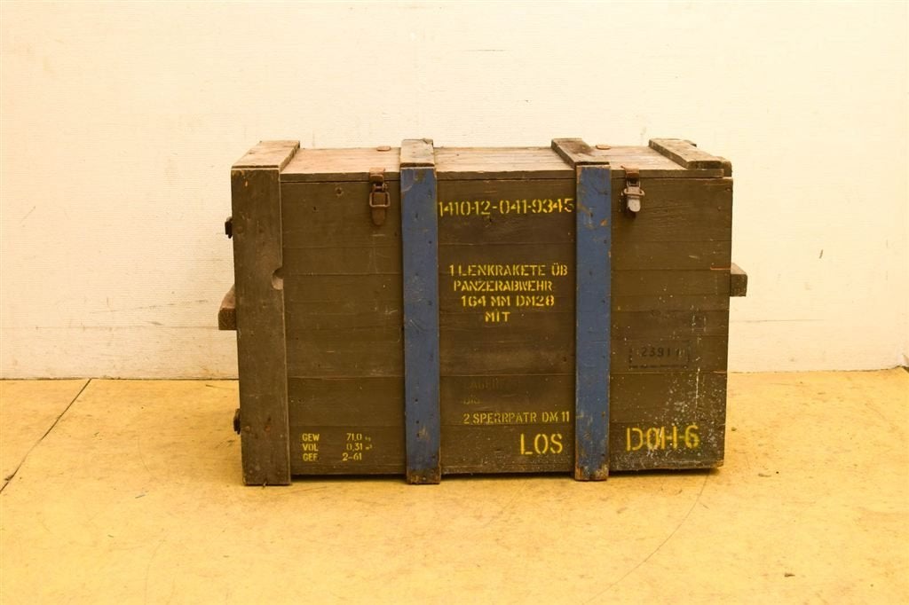 Houten Legerkist 51185, Ophalen of Verzenden, Gebruikt, Minder dan 50 cm