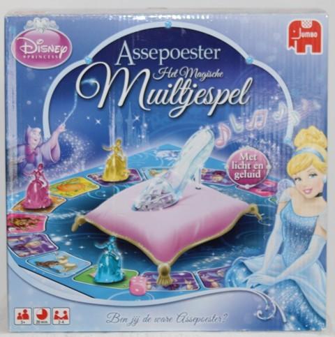 Assepoester - Het Magische Muiltjespel, Hobby en Vrije tijd, Gezelschapsspellen | Bordspellen, Een of twee spelers, Ophalen of Verzenden
