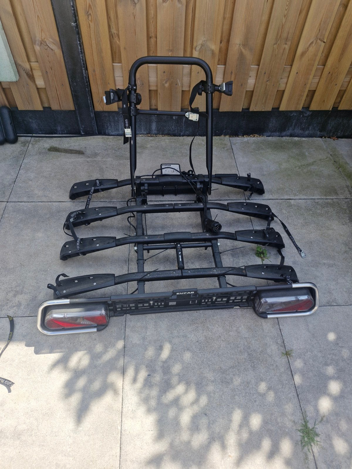 Eufab Amber 4 fietsendrager voor 4 fietsen, 13-polig, Auto diversen, Fietsendragers, Ophalen