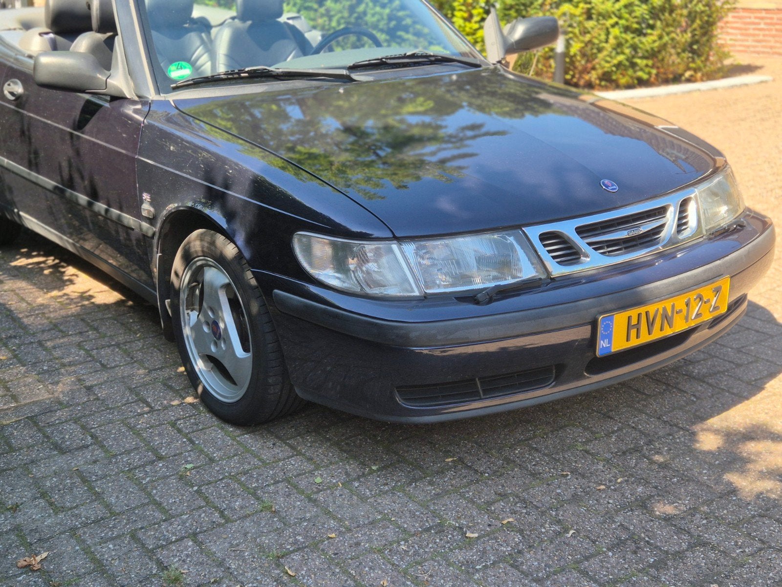 Saab 1999 Blauw, Automaat, 730 kg, Zwart, Cabriolet