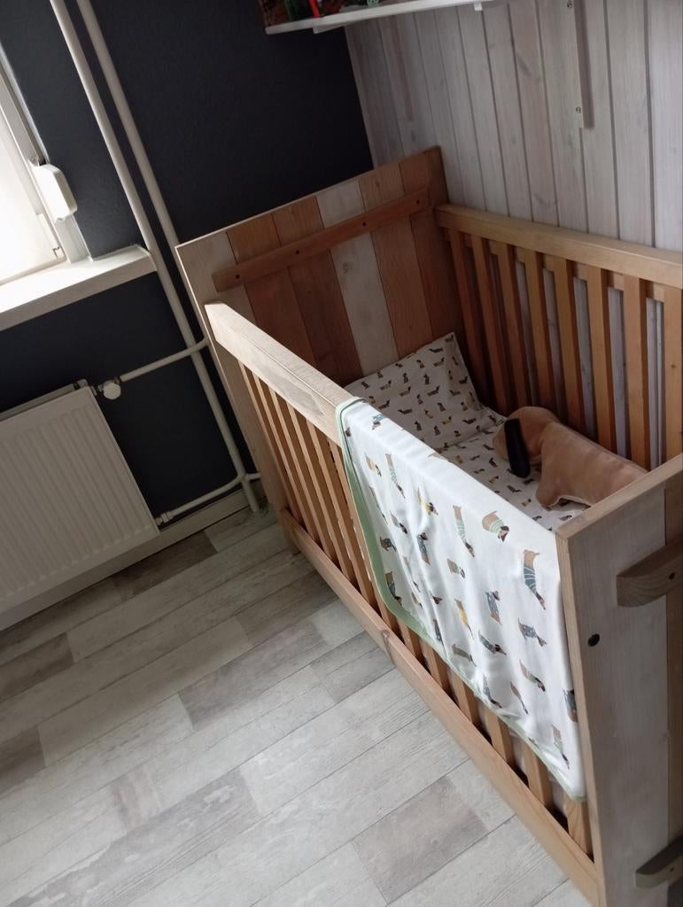 Bopita ledikant met aerosleep matras izgs, Ophalen of Verzenden, Zo goed als nieuw, Jongetje of Meisje