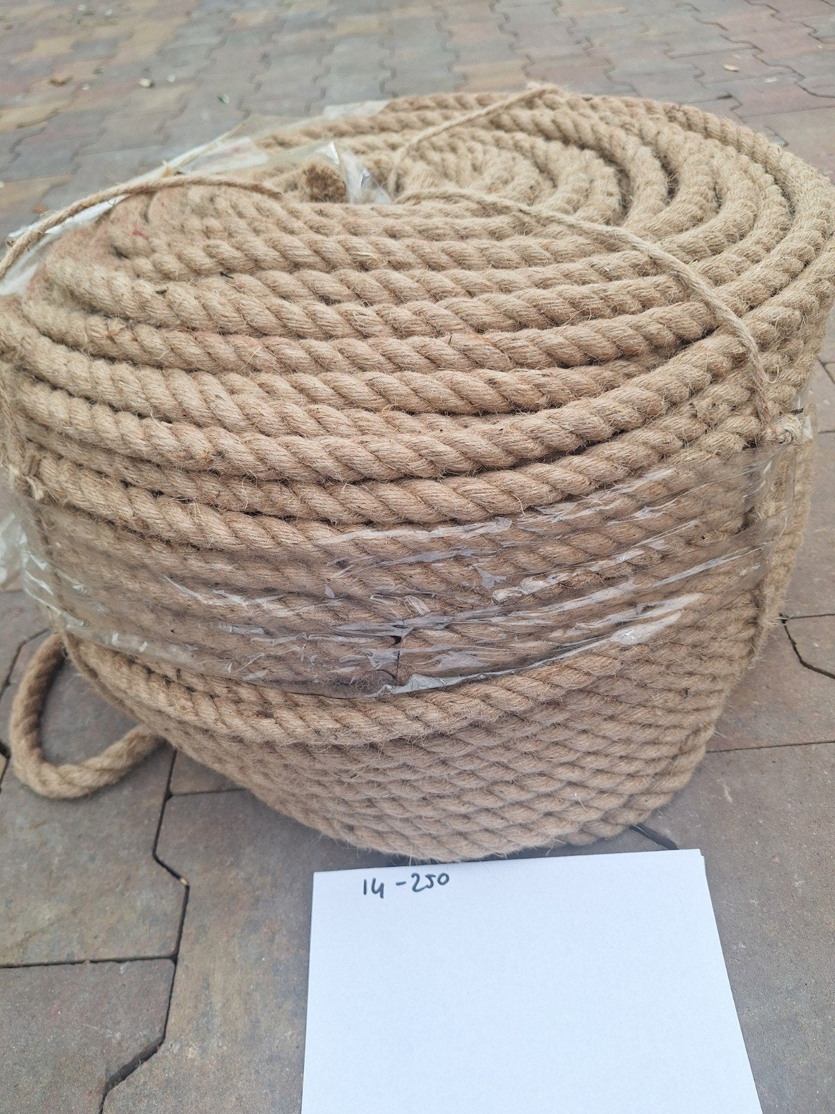 Jute touw 14 mm 250 meter, Ophalen of Verzenden, Nieuw