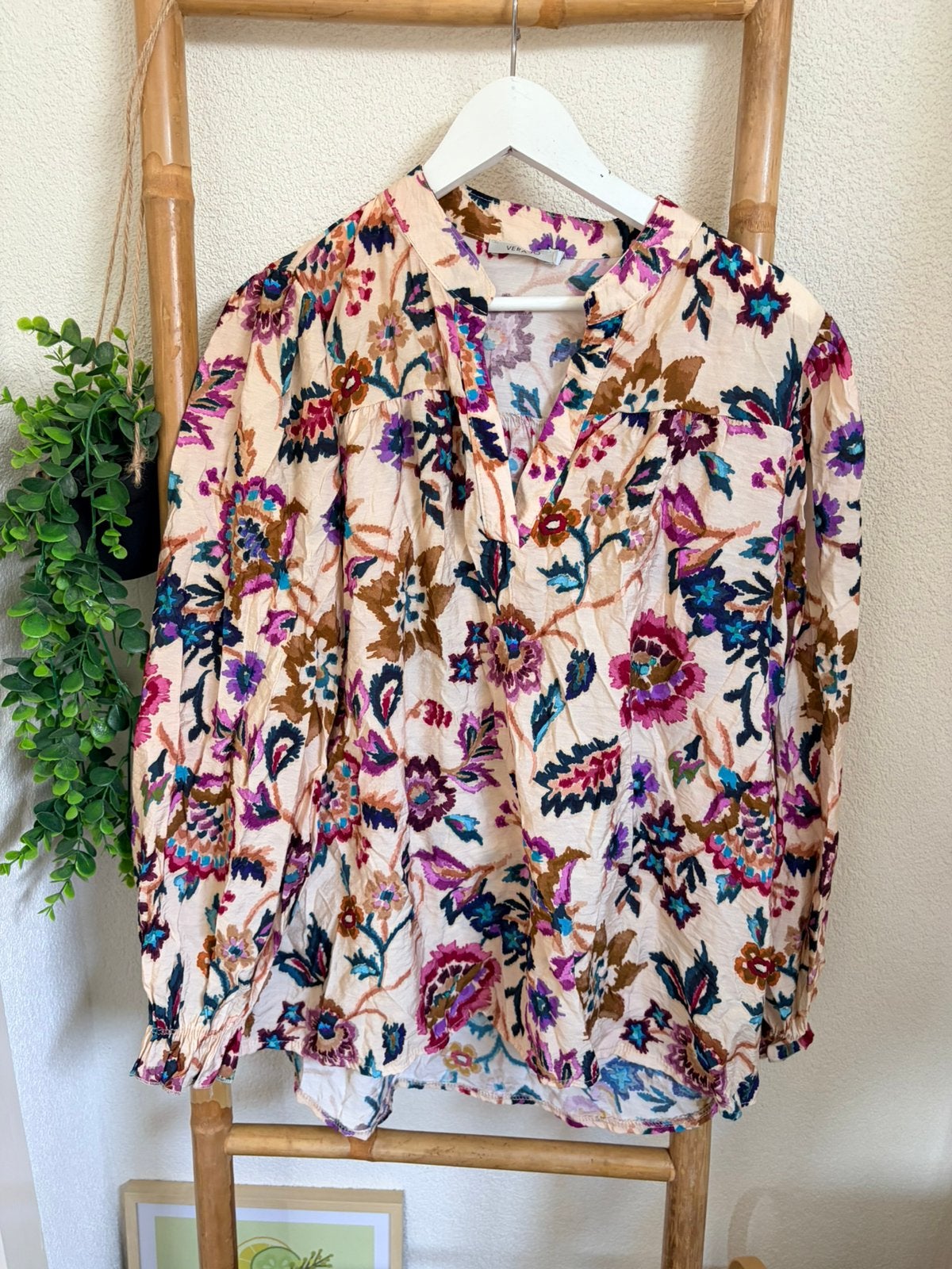 Vera Jo blouse maat xl, Kleding | Dames, Ophalen of Verzenden, Zo goed als nieuw, Maat 42/44 (L), Meerkleurig