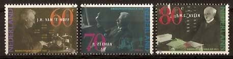 Nederland NVPH nr 1478/80 postfris Nobelprijswinnaars 1991, Postzegels en Munten, Postzegels | Nederland, Ophalen of Verzenden