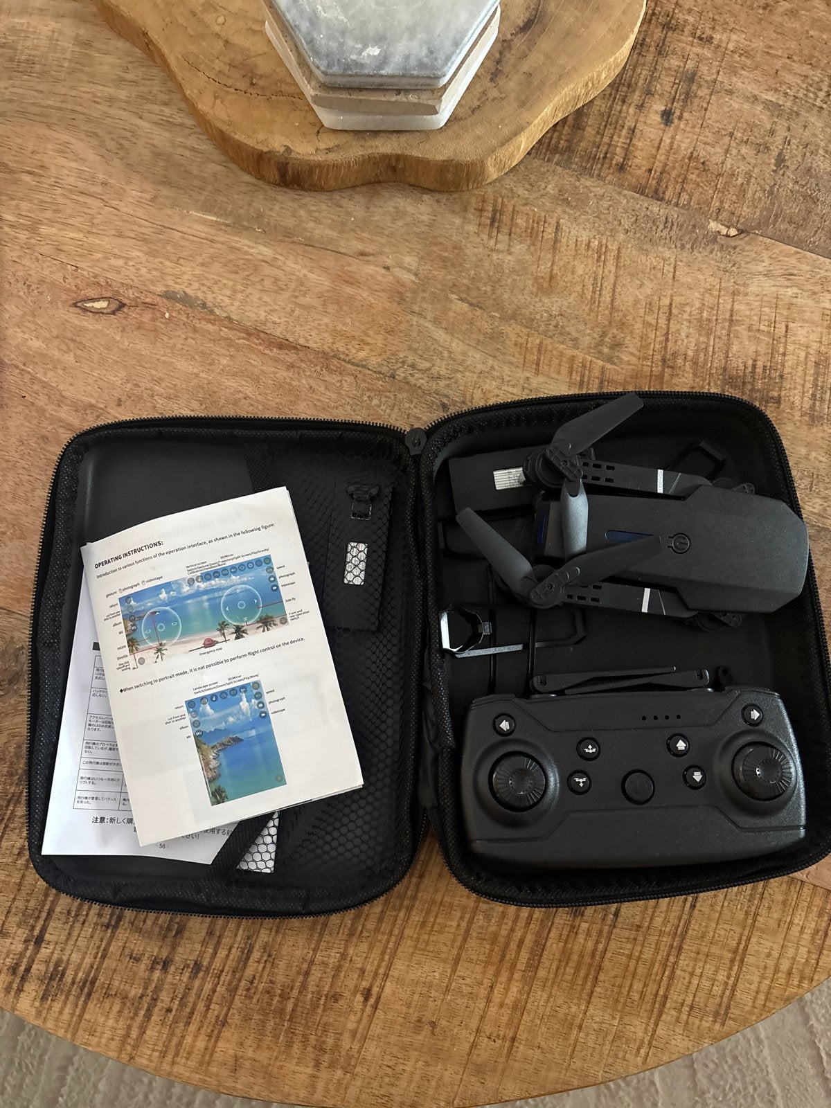 E88 nova Drone met Camera, 3 Accu's en Luxe Opbergtas, Ophalen, Minder dan 100 meter, 15 tot 30 minuten, Zo goed als nieuw