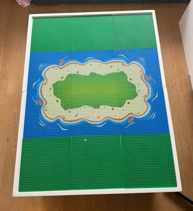 Lego tafel, Ophalen, Gebruikt