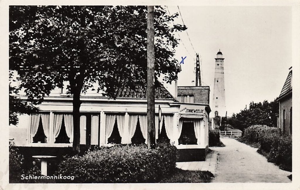 AZ938 Schiermonnikoog Torenstreek 1955, Verzenden, 1940 tot 1960, Gelopen, Waddeneilanden