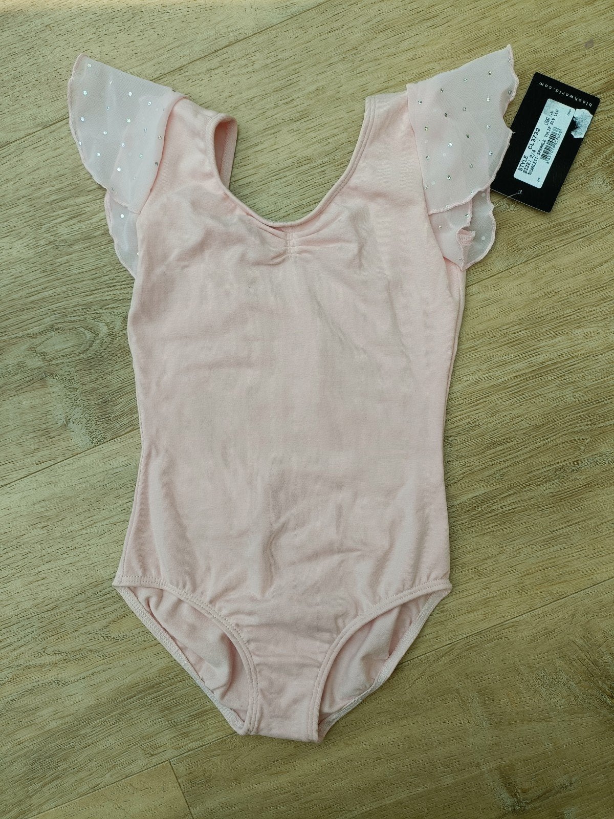Bloch CL3732 Balletpakje Roze Nieuw Maat 2/4 (ong. 92), Ophalen of Verzenden, Nieuw, Kleding