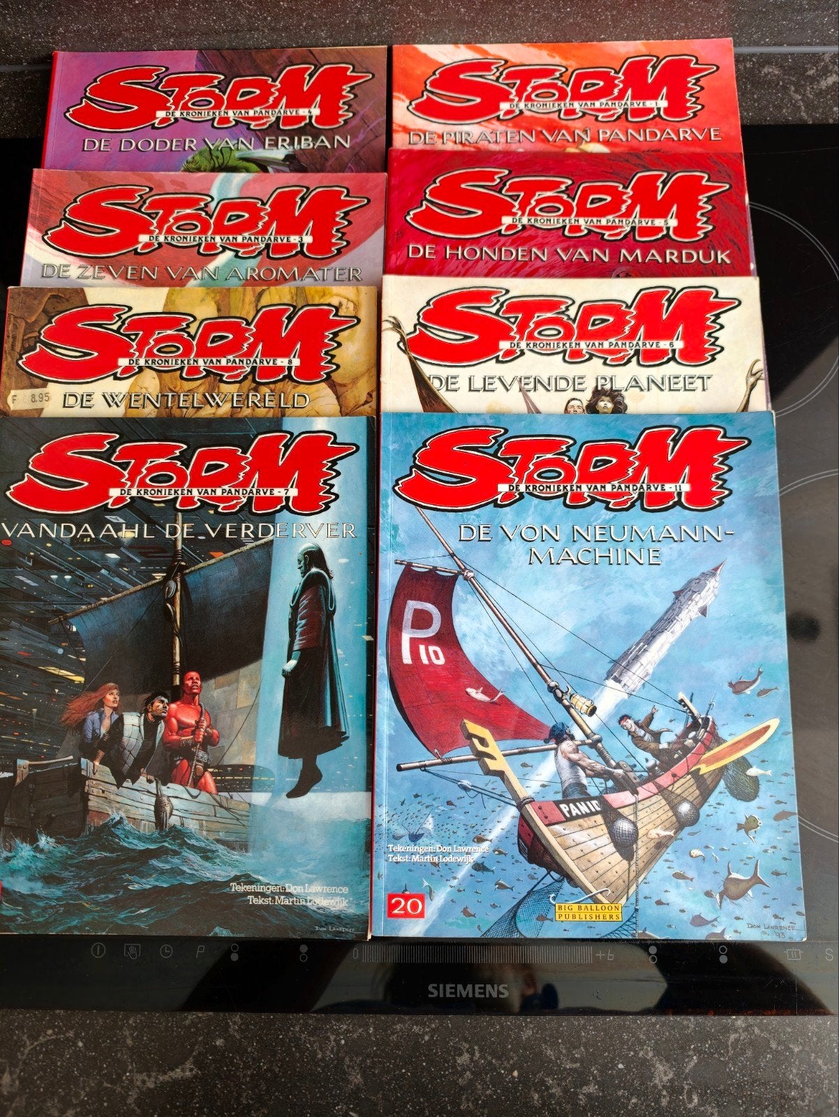 8 Storm stripboeken - De Kronieken van Pandarve, Meerdere stripboeken, Ophalen of Verzenden, Zo goed als nieuw