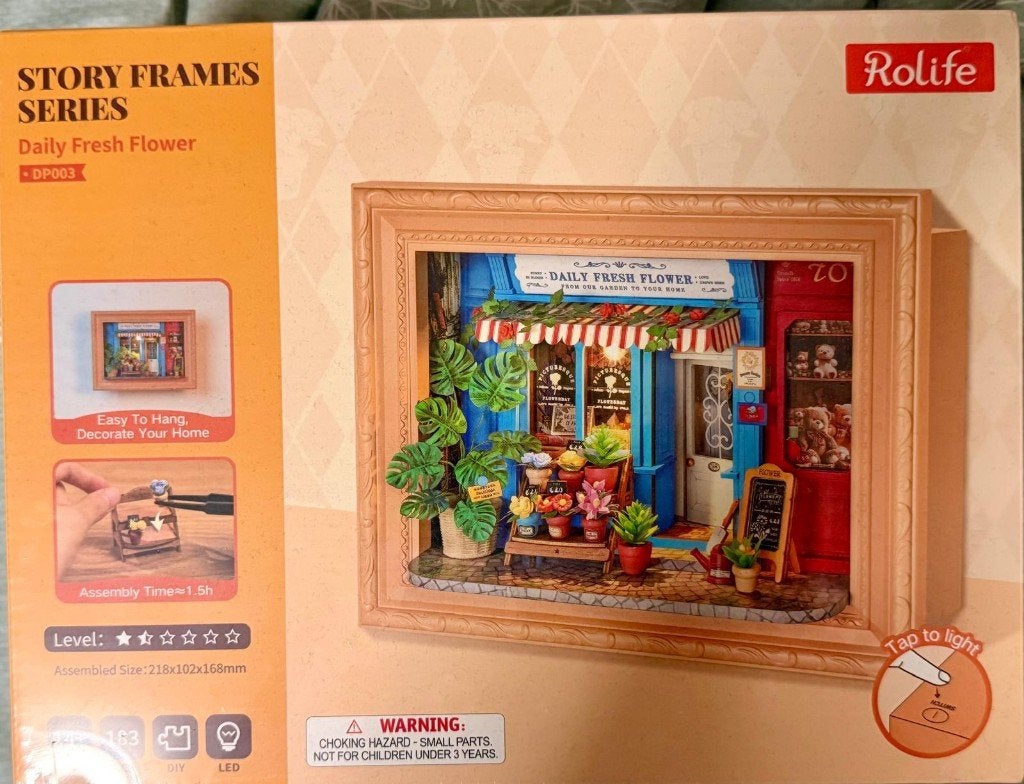Rolife Daily Fresh Flower DIY Miniatuur Huisje DP003, Hobby en Vrije tijd, Knutselen, Ophalen, Nieuw, Meerkleurig, Natuur en Bloemen