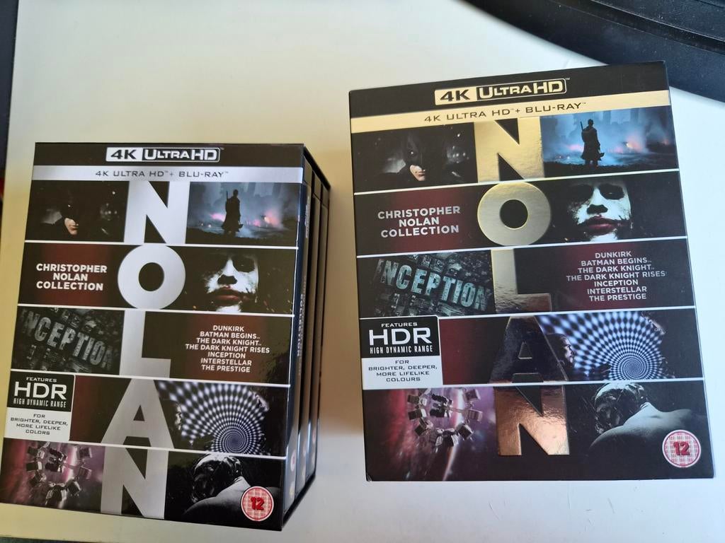 Nolan 4k ultra HD boxset collectie, Cd's en Dvd's, Blu-ray, Ophalen of Verzenden, Zo goed als nieuw, Boxset