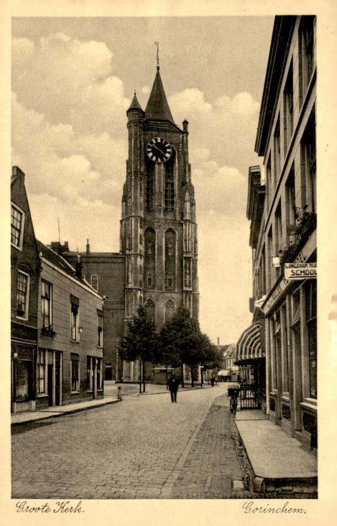 Gorinchem Groote Kerk # 738, Verzenden, 1920 tot 1940, Gelopen, Zuid-Holland