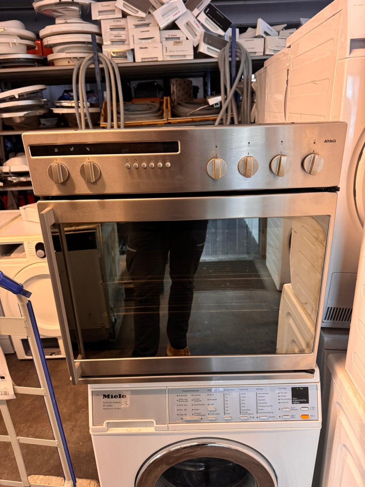 ATAG oven met 1 jaar garantie, N, Hete lucht, Ophalen of Verzenden, Oven met grill