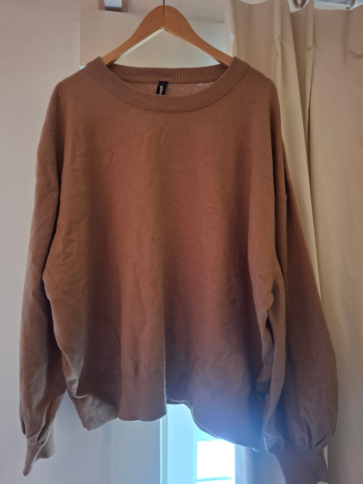 Shoeby Trui 3XL - Comfortabele Bruine Pullover, Bruin, Maat 46/48 (XL) of groter, Ophalen of Verzenden, Zo goed als nieuw