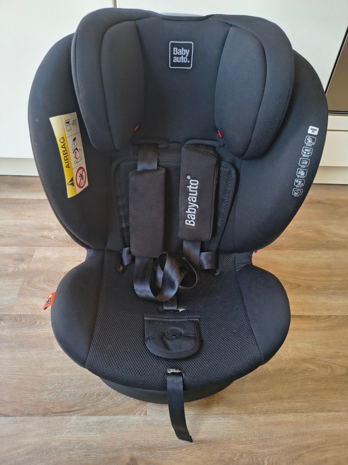 Autostoel, merk Babyauto, Kinderen en Baby's, Autostoeltjes, Overige merken, Autogordel of Isofix, Gebruikt, Verstelbare rugleuning