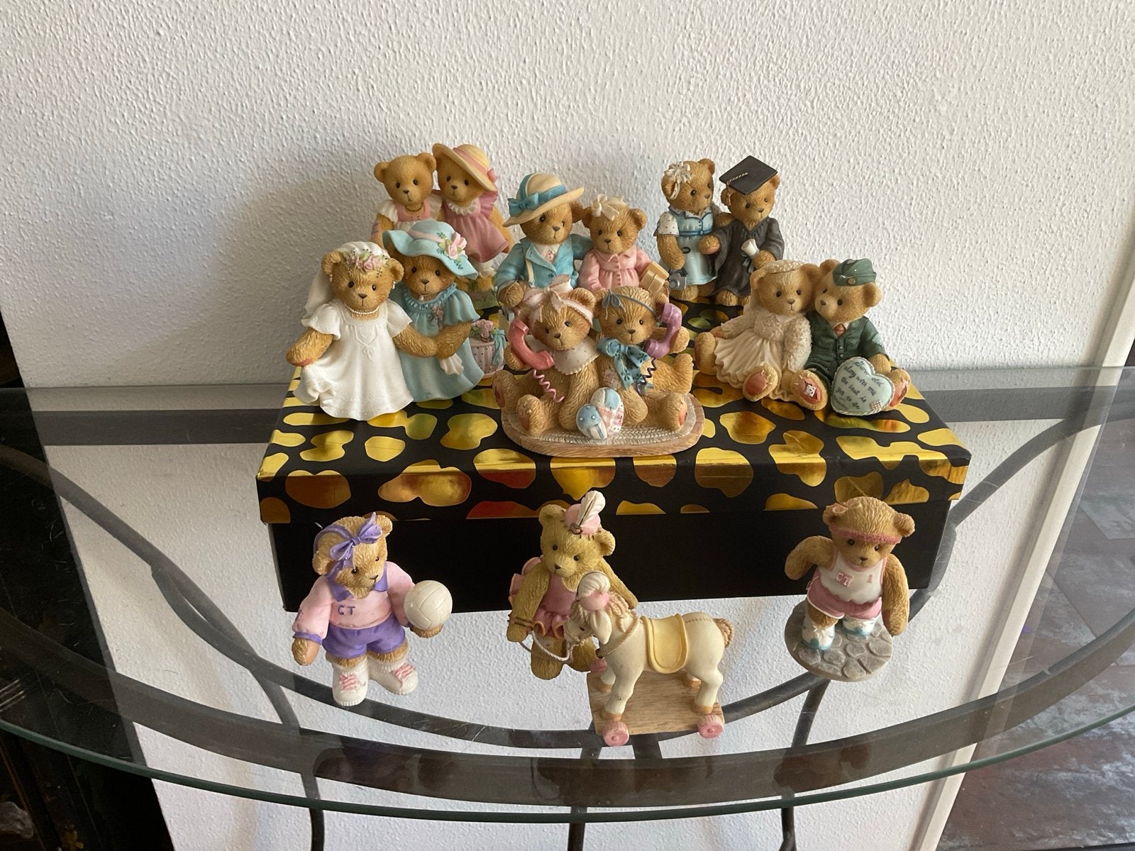 Cherished Teddies Beeldjes - 9 Stuks, Verzamelen, Ophalen of Verzenden, Zo goed als nieuw, Beeldje, Cherished Teddies