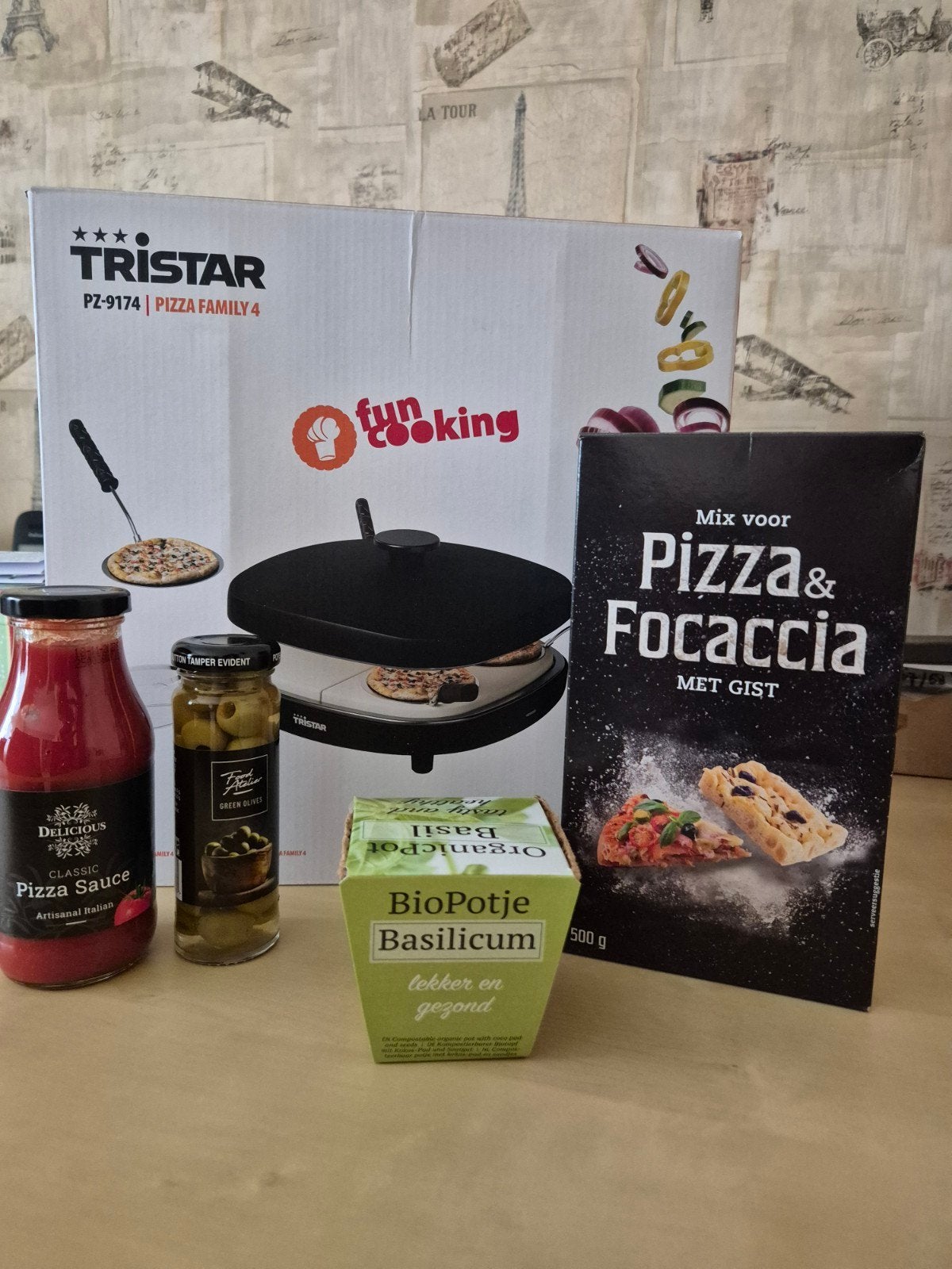 Tristar Pizza Family 4 - Pizzaoven voor 4 personen, Minder dan 45 cm, Minder dan 45 cm, Pizzaoven, Nieuw
