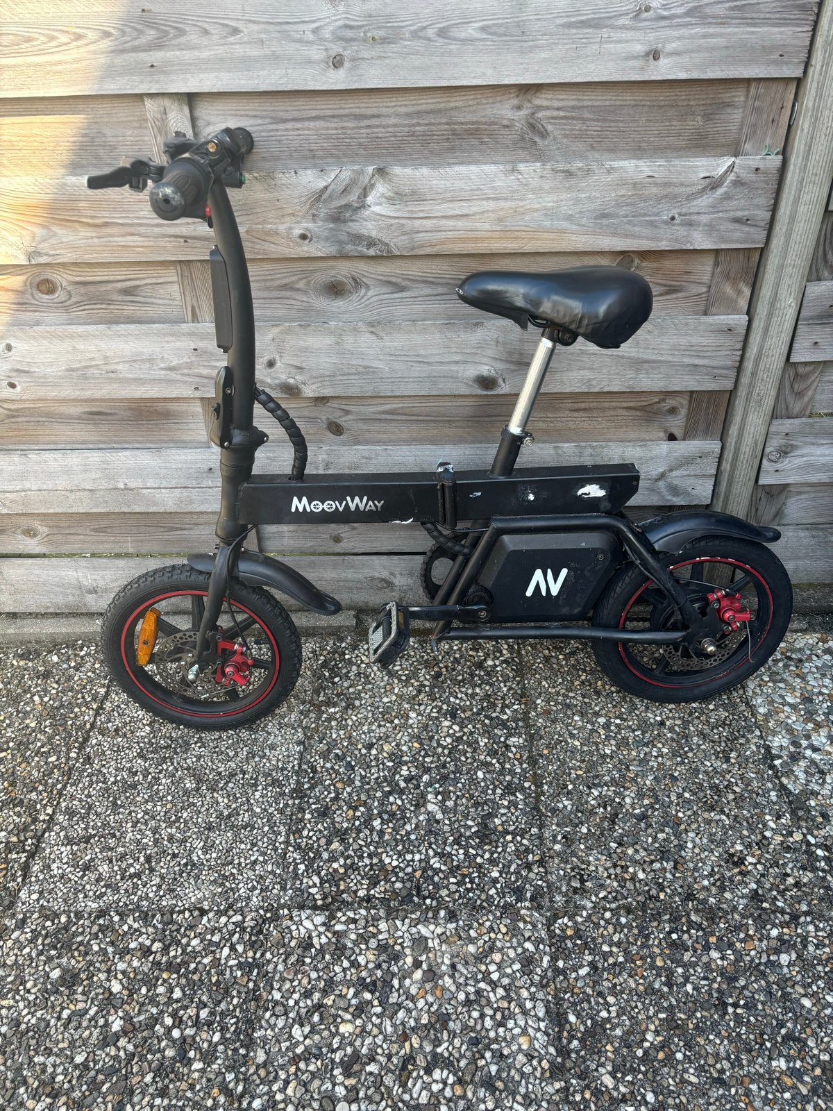 MoovWay opvouwbare elektrische fiets met slot, Zo goed als nieuw, Schijfrem, Ophalen, Overige merken