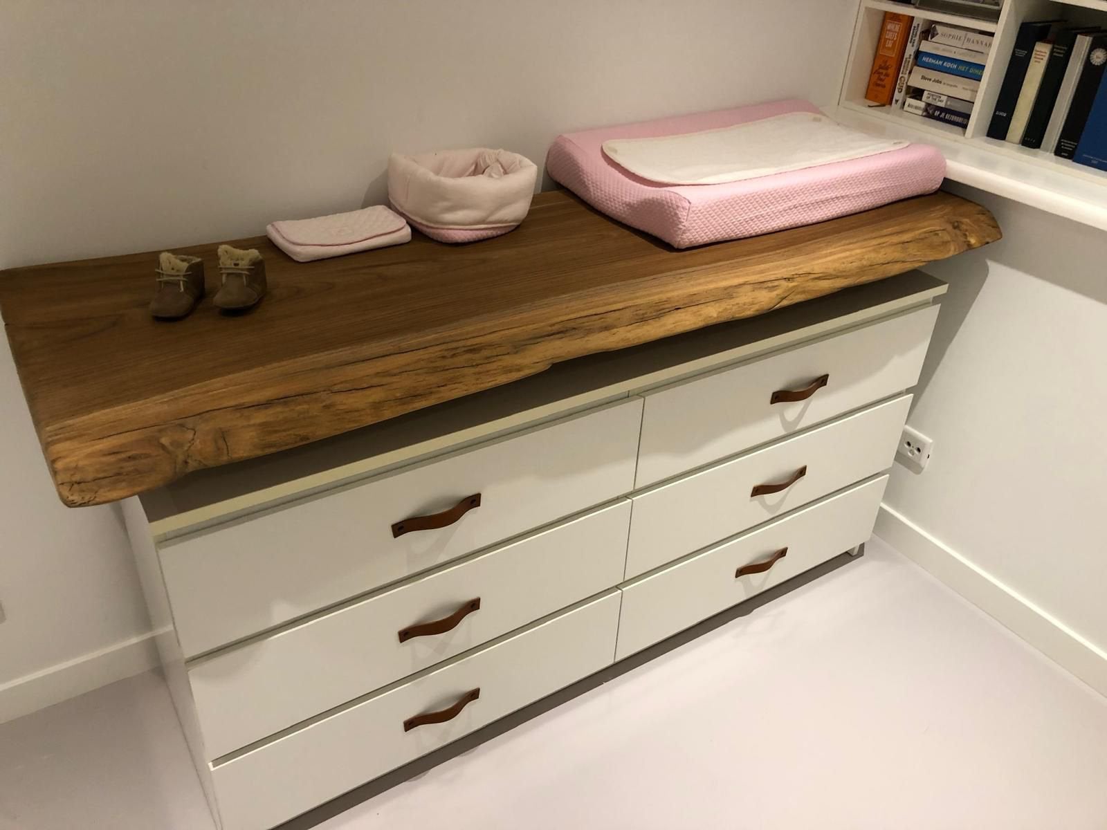 MALM ladekast 6 lades wit, Ophalen, 50 tot 70 cm, 90 tot 105 cm, 100 cm of meer