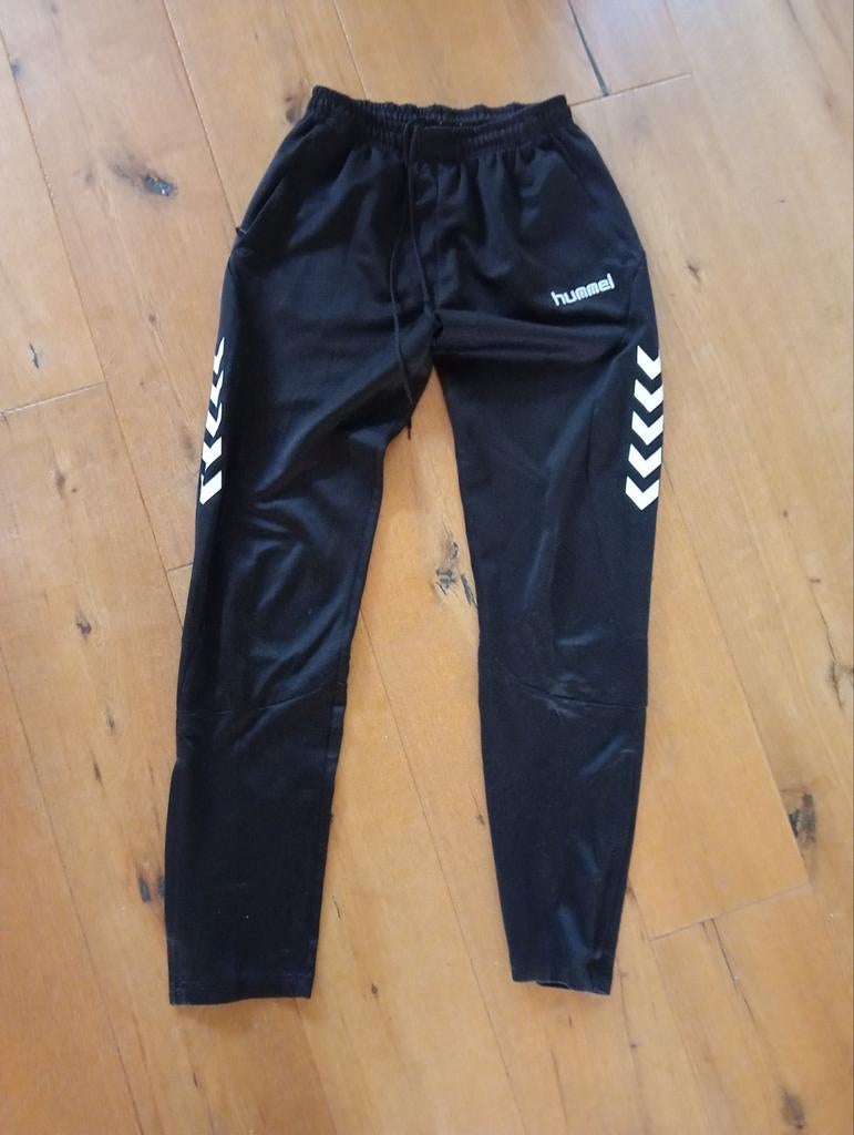 Trainingsbroek Hummel, Kleding | Heren, Sportkleding, Zwart, Ophalen of Verzenden, Voetbal, Gedragen
