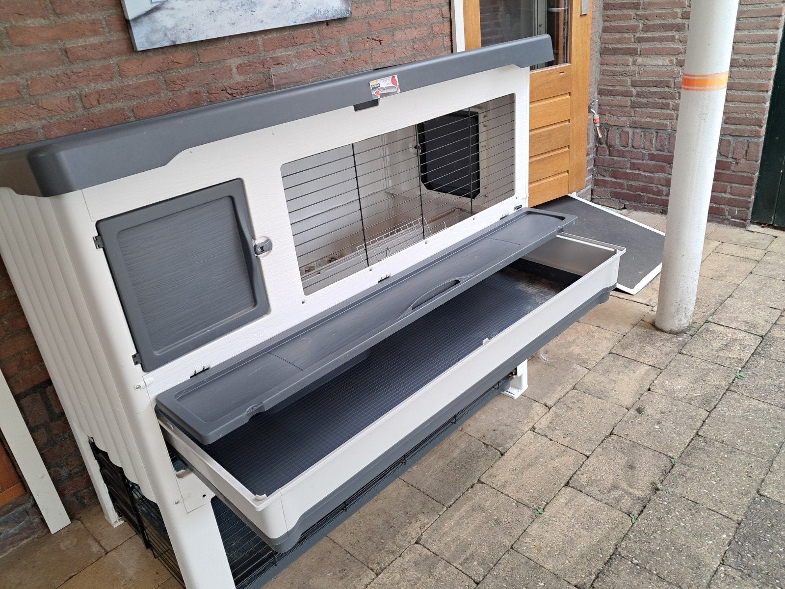 Ferplast konijnenhok Grand Lodge 140 Plus., Dieren en Toebehoren, Knaagdieren en Konijnen | Hokken en Kooien, Ophalen, 90 cm of meer