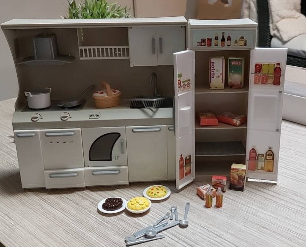 Vintage Gloria / My Fancy Life poppenkeuken met accessoires, Verzamelen, Ophalen, Gebruikt, Poppenhuis