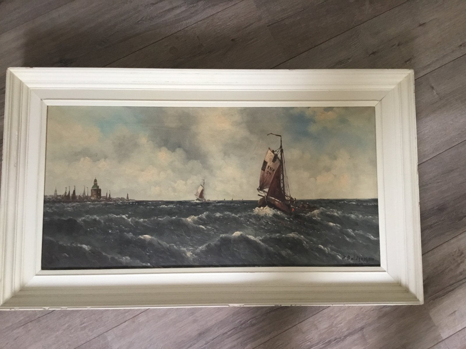 Schilderij, Antiek en Kunst, Ophalen, Maritiem / water