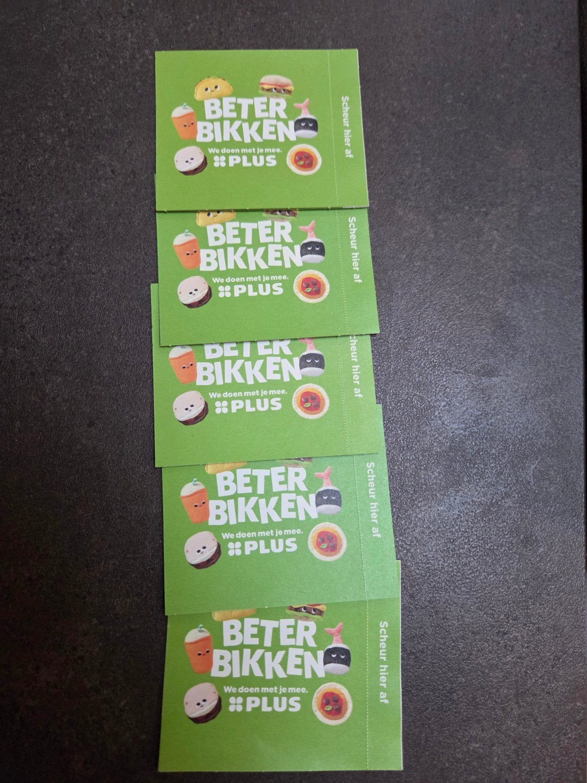 5 beter bikken buddies, Hobby en Vrije tijd, Ophalen, Winkel, Super of Benzinepomp, Zegels, Bonnen of Punten