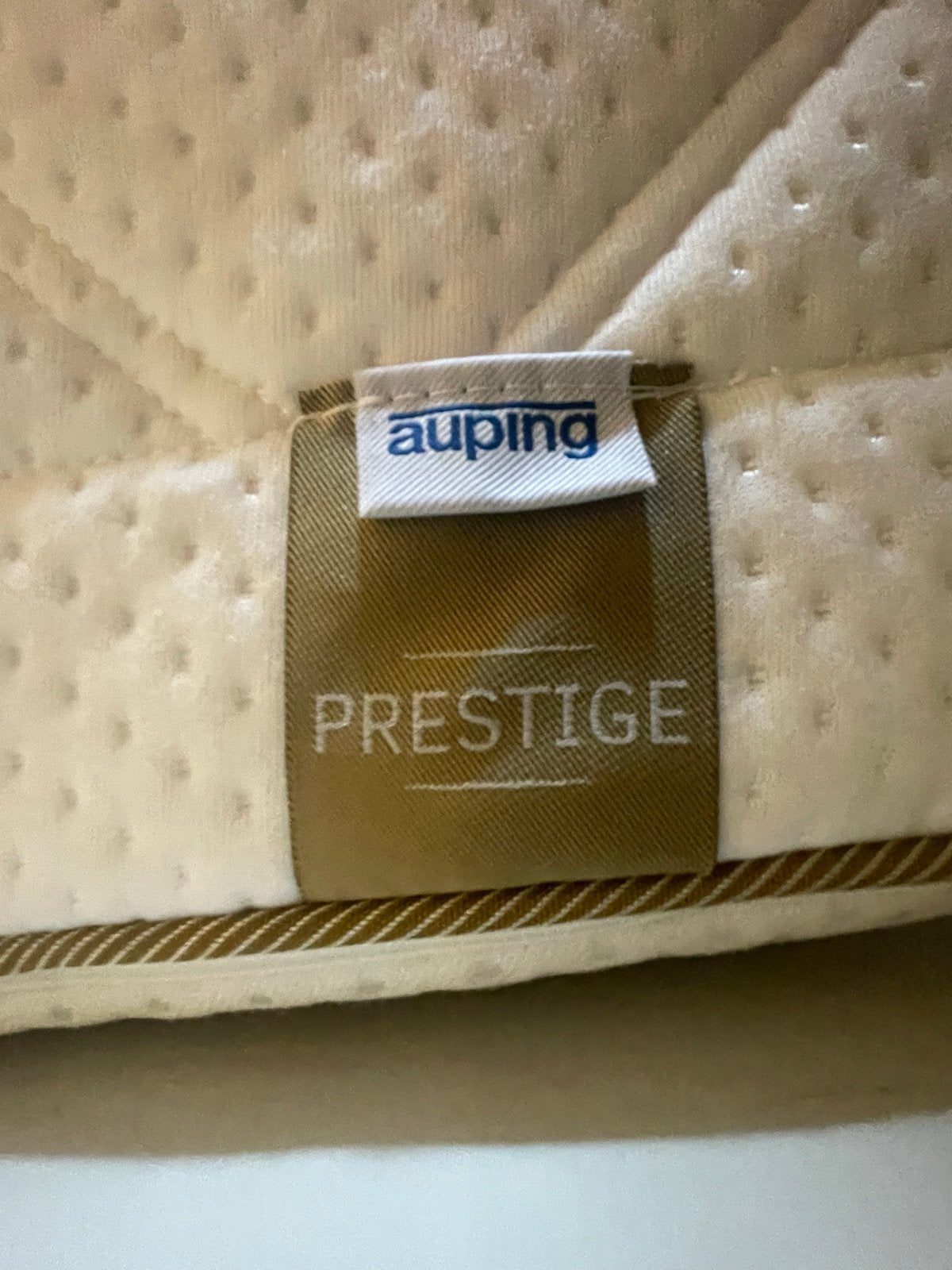 2x Auping Prestige Topper 90x210 cm, Ophalen, 90 cm, Eenpersoons, 210 cm