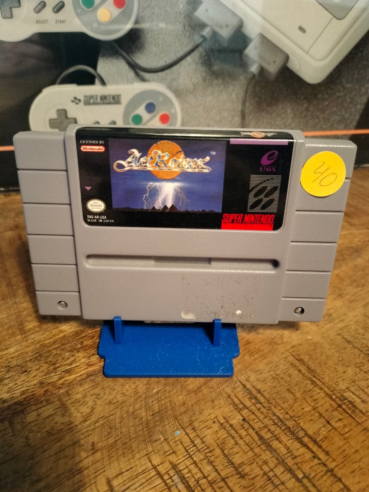 ActRaiser SNES US Import - Klassieke RPG/Platformer, Spelcomputers en Games, Ophalen of Verzenden, Gebruikt, Zonder controller